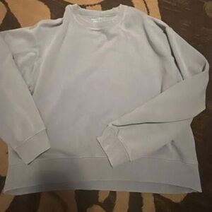 American Eagle Outfitters Soft light blue Crew Neck Sweatshirt